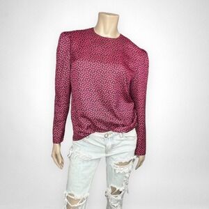 Vintage Pink‎ Black Long Sleeve Top 10 Business Casual